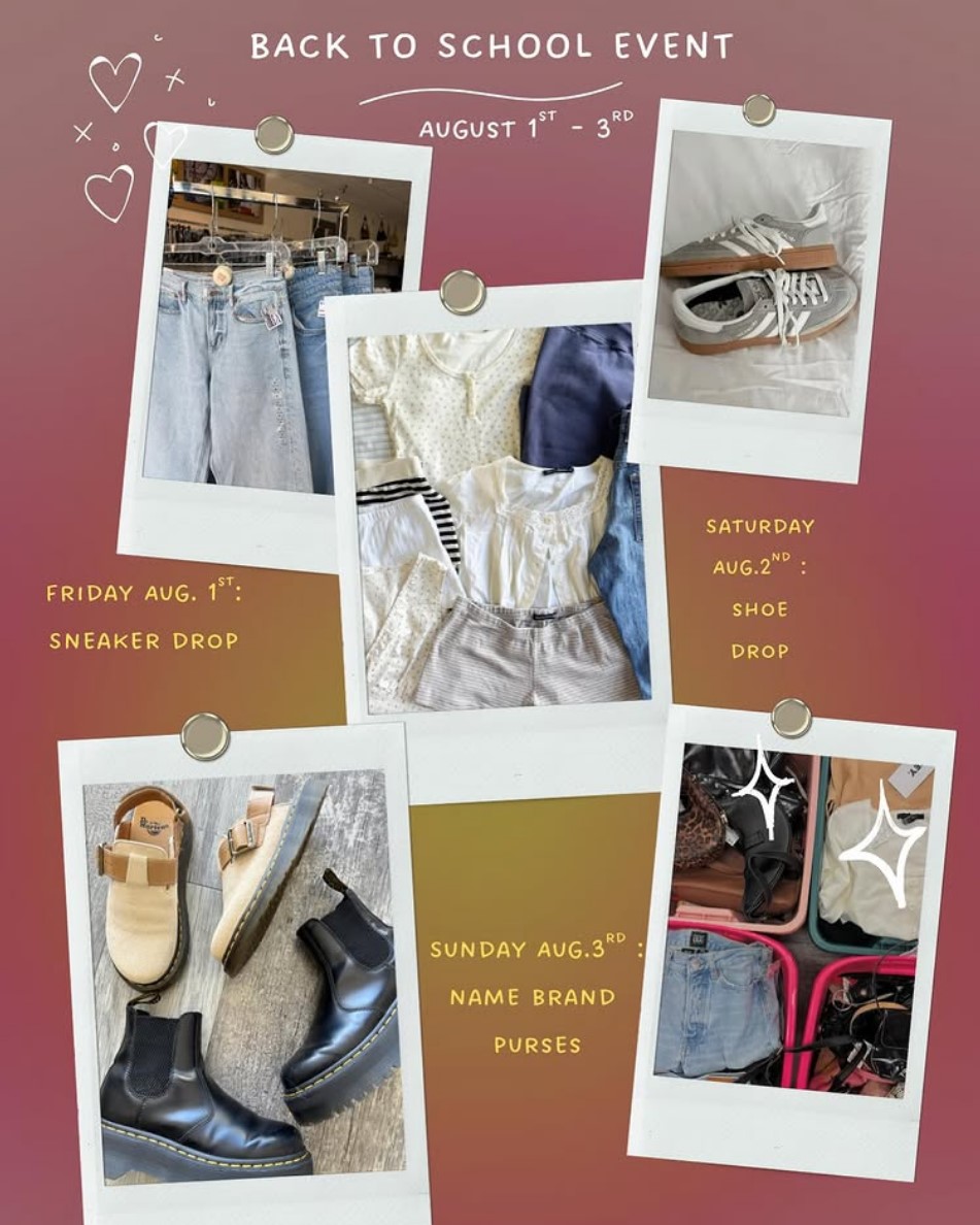 Come shop our 3 day Back To School Event - August 1st - 3rd :-)
